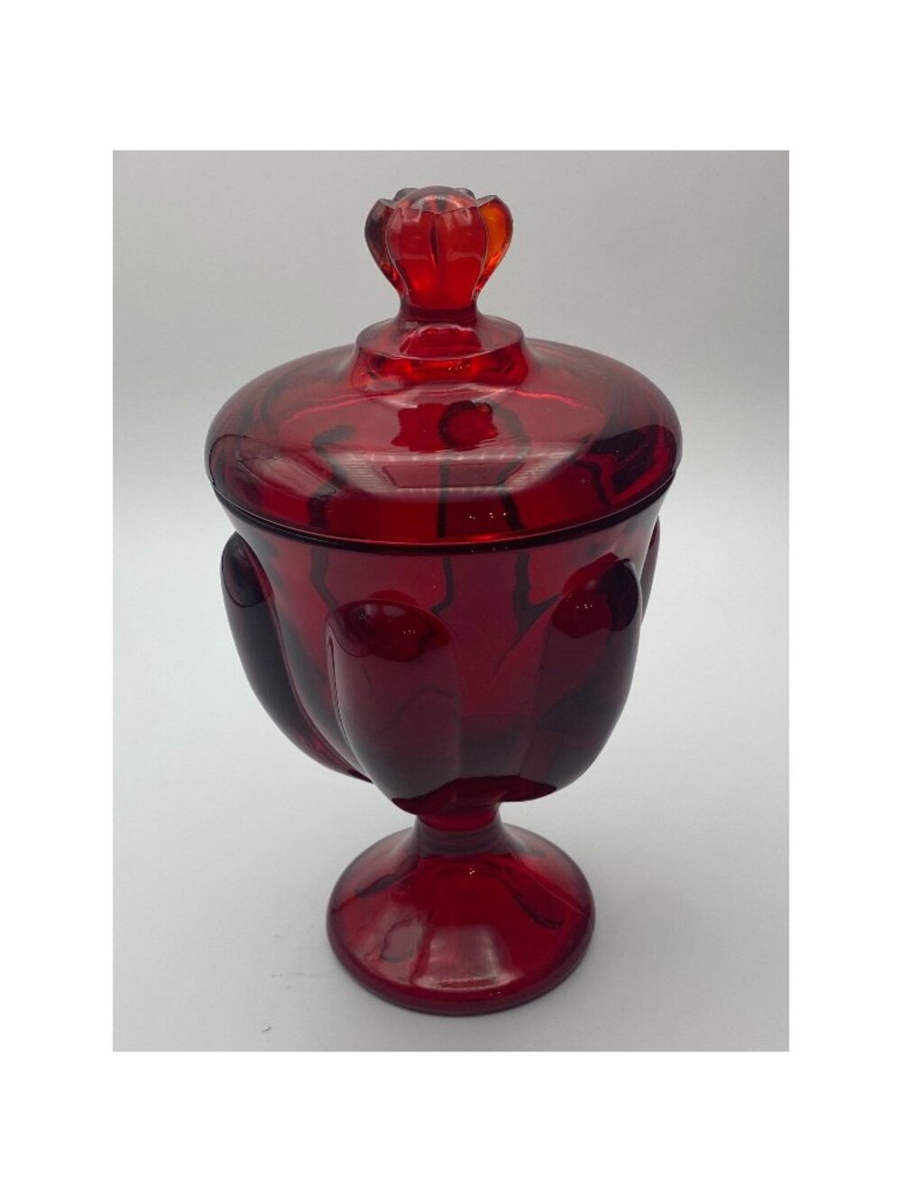 Red Viking Six Panel Candy Dish